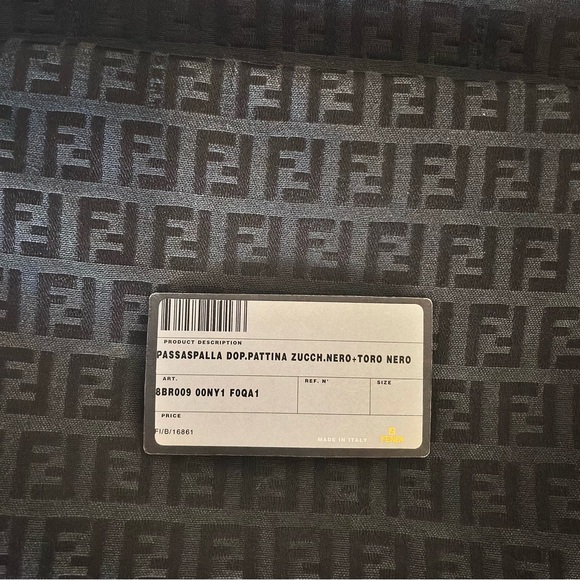 Vintage Fendi Zuchinno Double Flap Baguette - Picture 6 of 12